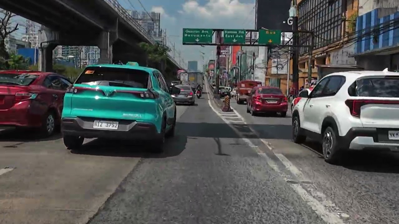 From cubao bus terminal to mindanao avenue motorcycle trip