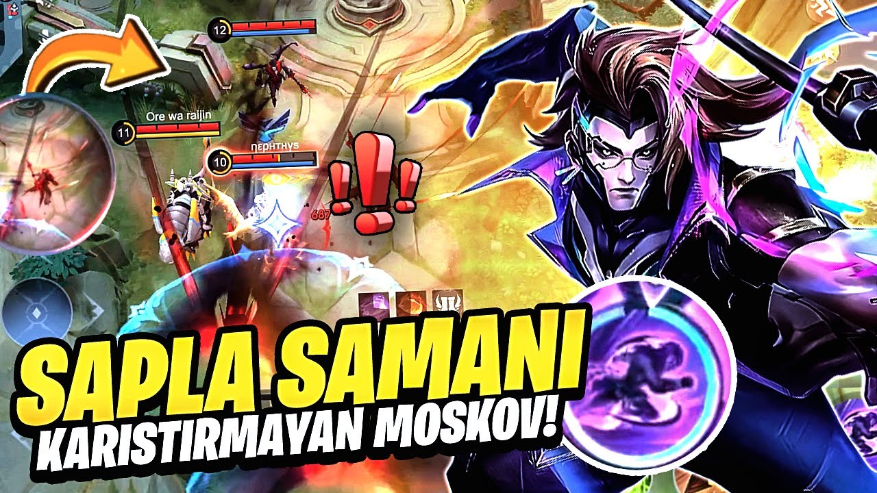 🎯 SAPLA SAMANI KARIŞTIRMAYIP 12'DEN VURAN MOSKOV! | KULEYE VURURKEN YANLIŞLIKLA ADAM KESTİM | MLBB