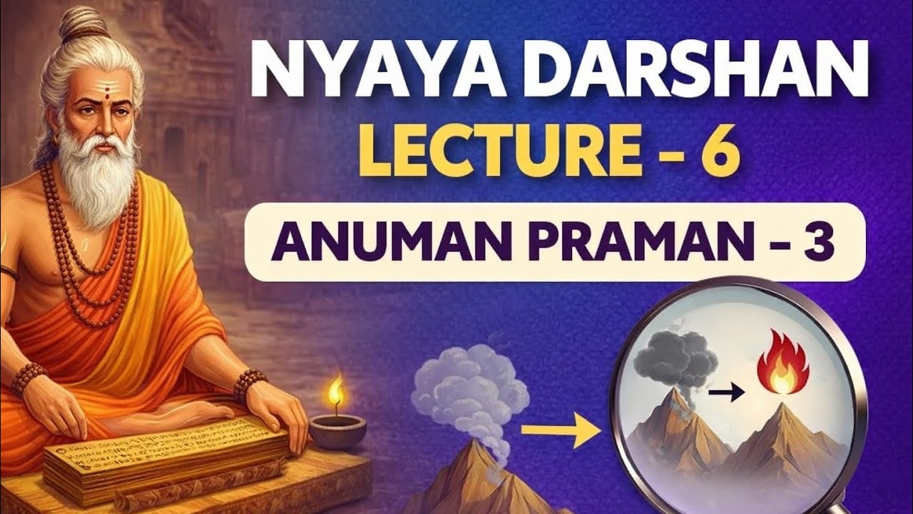 LECTURE 6 | NYAYA DARSHAN | ANUMAN PRAMAN | PART 3