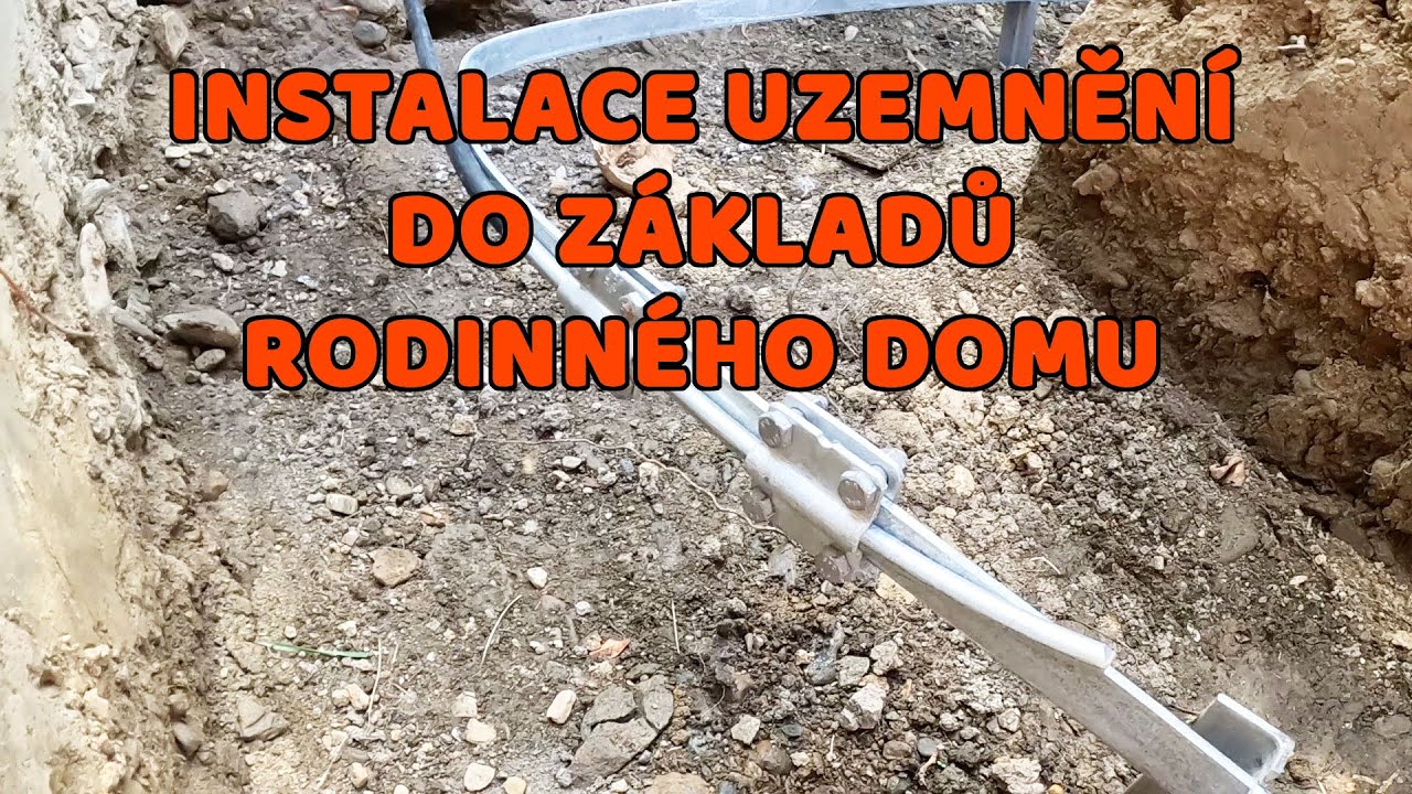 Elektrická instalace - Instalace uzemnění do základů rodinného domu.