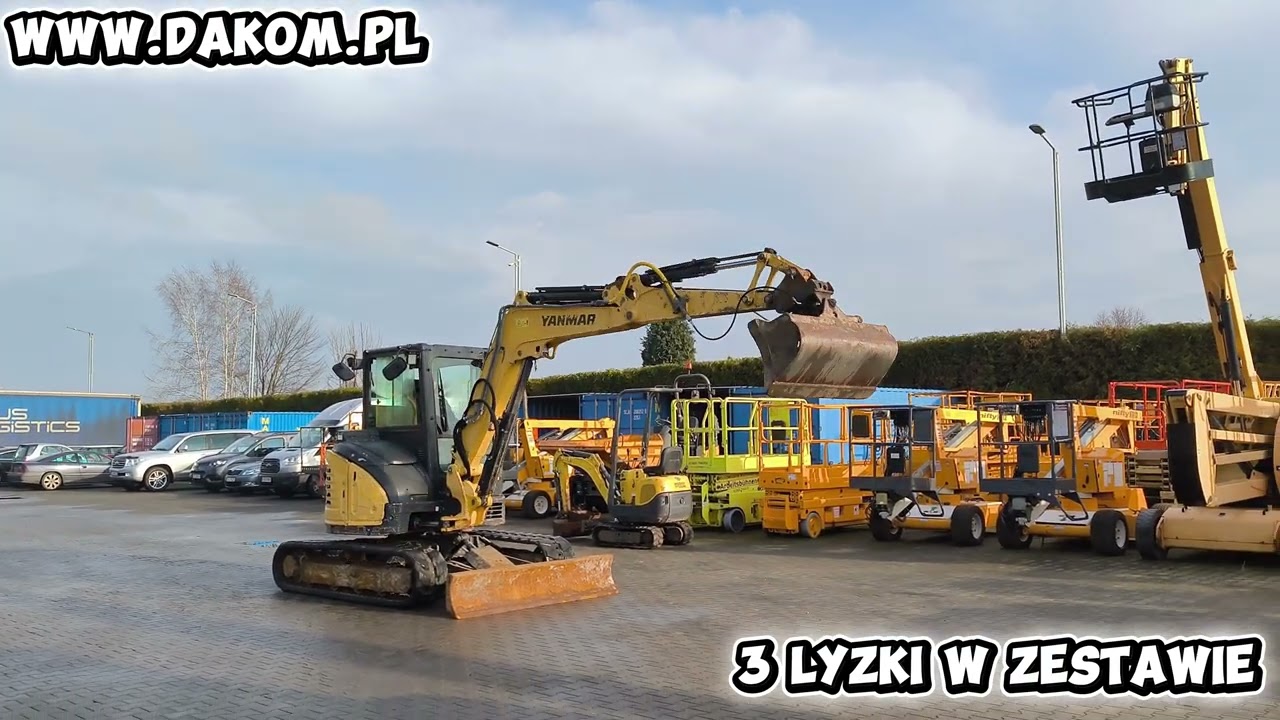 Minikoparka YANMAR ViO 50 - 6A Rok 2018 #dakom #yanmar #excavator