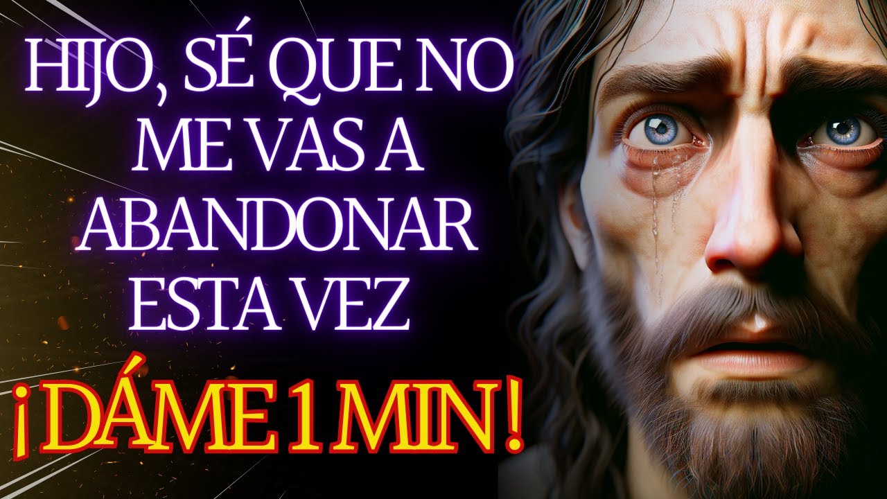 🔴¡NO ME RECHACES! ✝️¿TIENES UNOS MINJUTOS PARA DIOS?💌