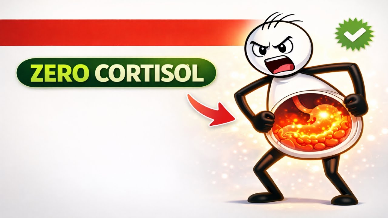 How to Force Your Body to Burn Visceral Fat (Drop Cortisol)