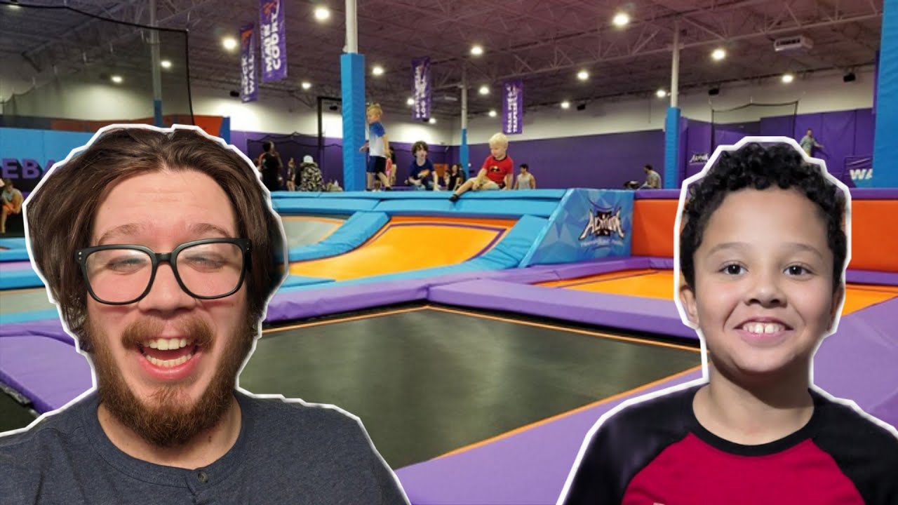 THE BOYS GO TO A TRAMPOLINE PARK - Uncle Nephew Boom