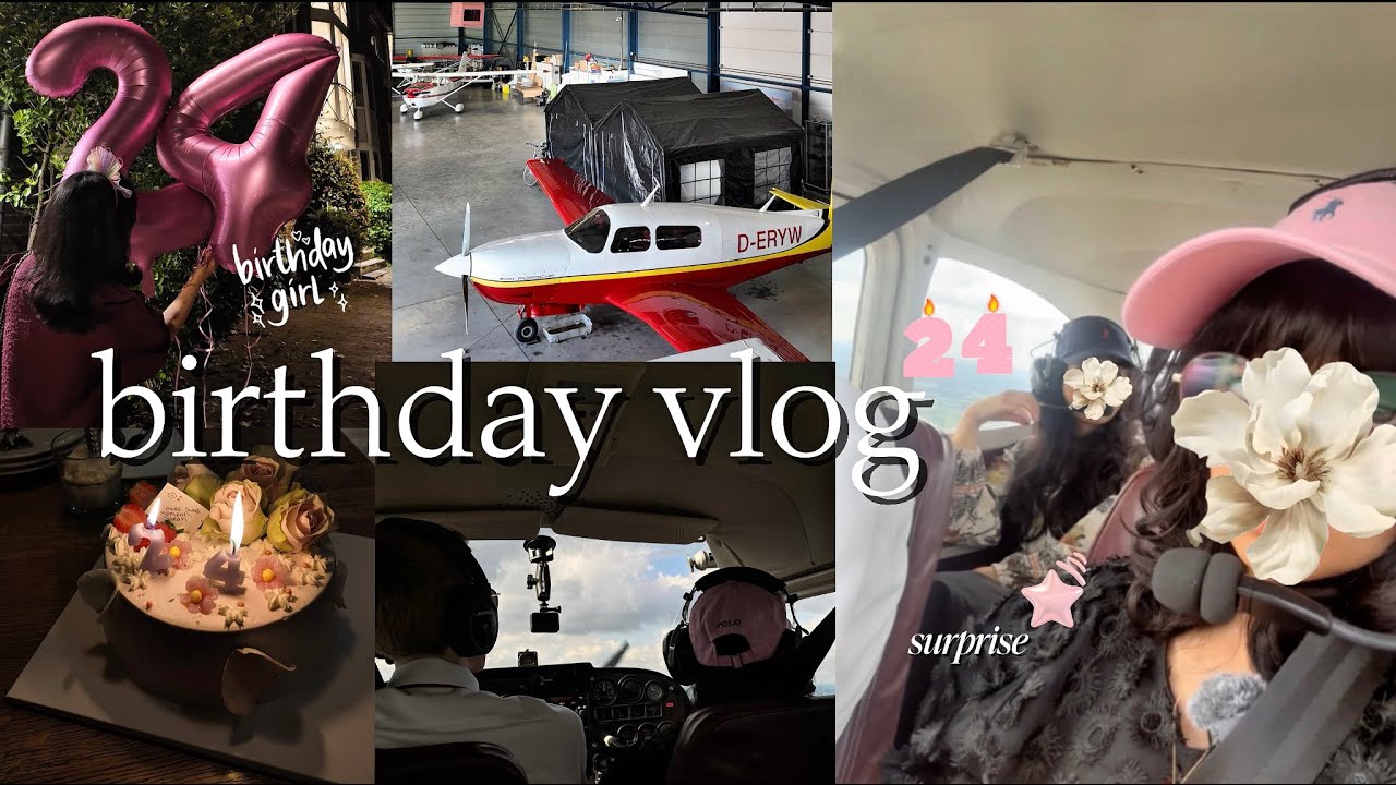 احتفلت بيوم ميلادي في السماء ✈️🩷 | Birthday vlog