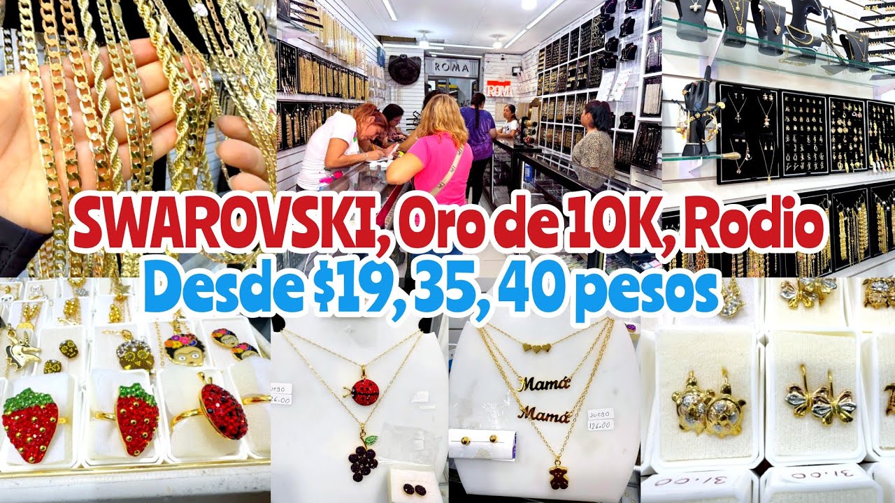 💍 Joyeria de LUJO en ORO DE 10K, Swarovski, Rodio, Chapa de ORO... | Detalles para MAMÁ ECONÓMICAS