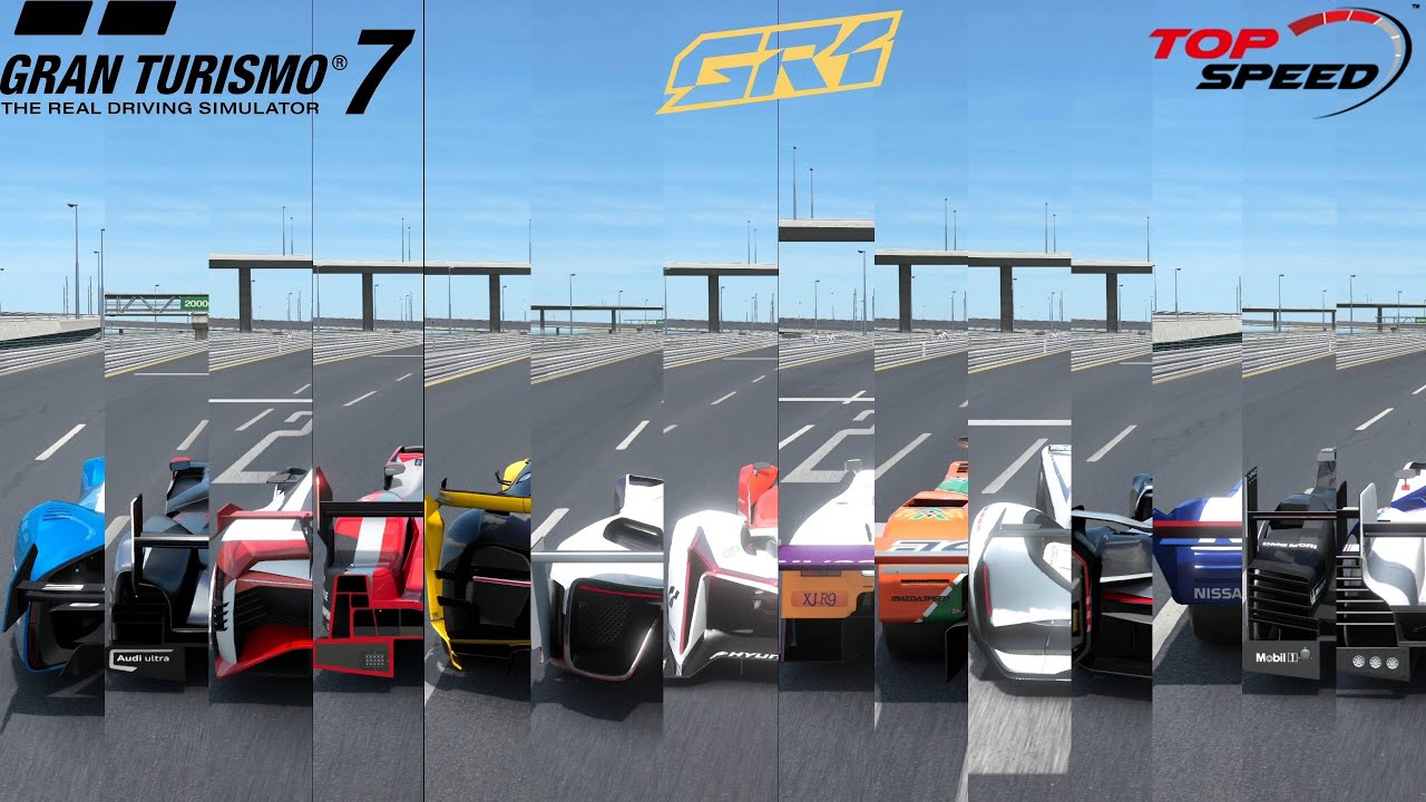 GRAN TURISMO 7 * NEW 2023 * | ALL GR1 CARS TOP SPEED TEST | WHICH CAR IS FAST ???