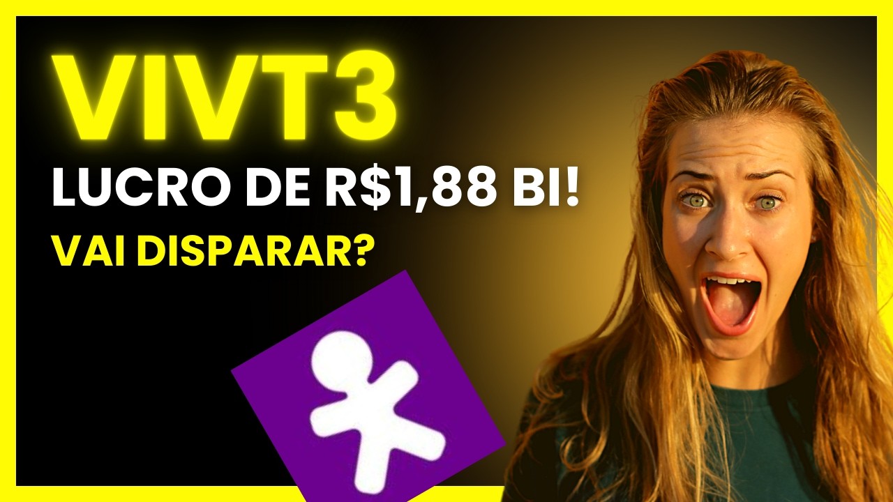 VIVT3 SURPREENDE: LUCRO DE R$ 1,88 BI E RECOMPRA BILION&Aacute;RIA!