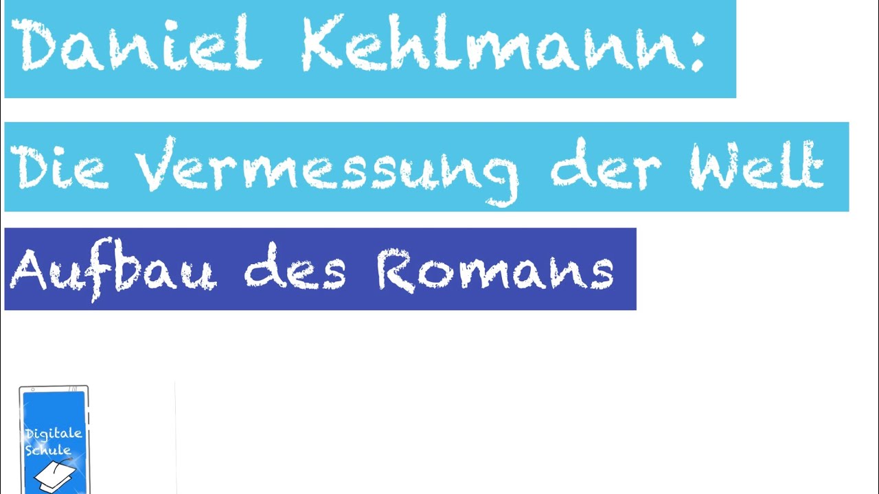 Die Vermessung der Welt, Analyse des Aufbaus, Daniel Kehlmann