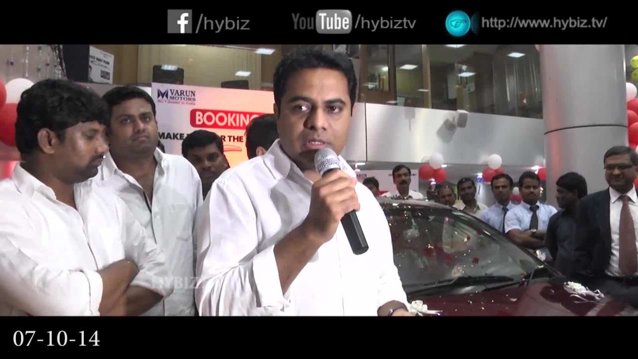 KTR Launches Maruti Suzuki CIAZ at Varun Motors