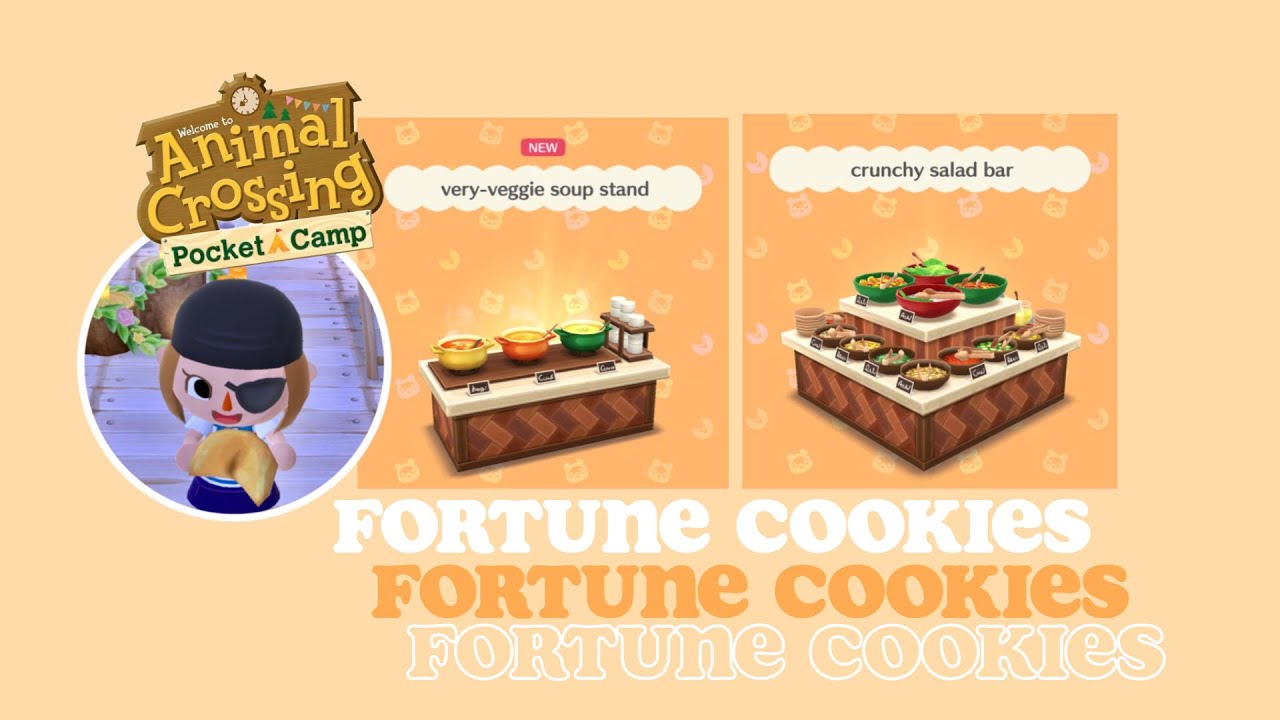 Opening 60 fortune cookies | Animal Crossing: Pocket Camp