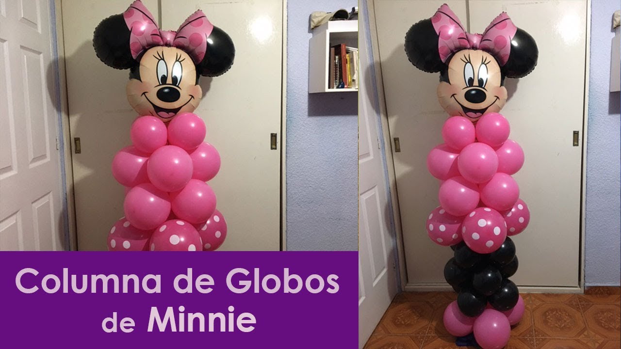 Columna de Globos Minnie