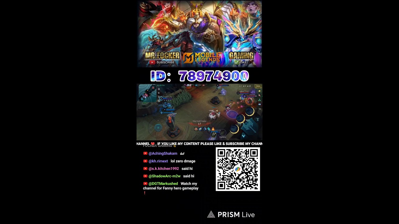 MR.FOCKER GAMING  is live! Moba Legends 5V5 | Overdrive | #mlbb #livestream