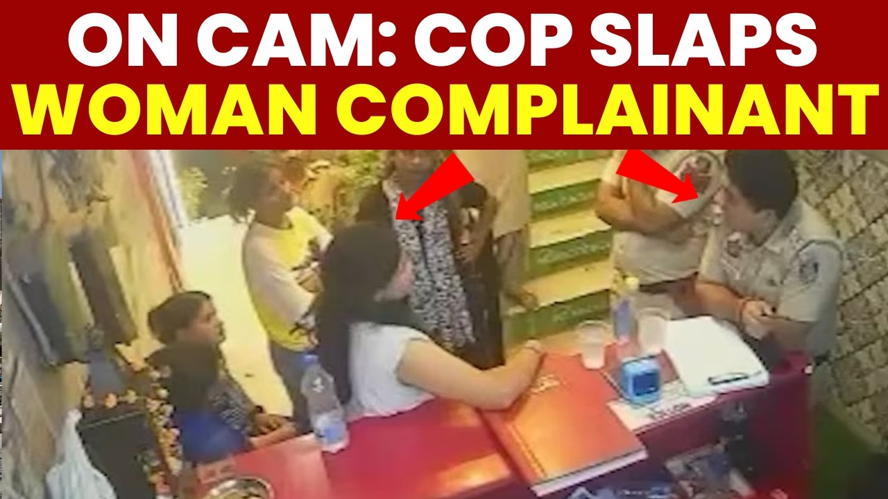 Viral Video Of Delhi Police Slapping Women: Cop slaps woman complainant at Delhi hotel, clash ensues