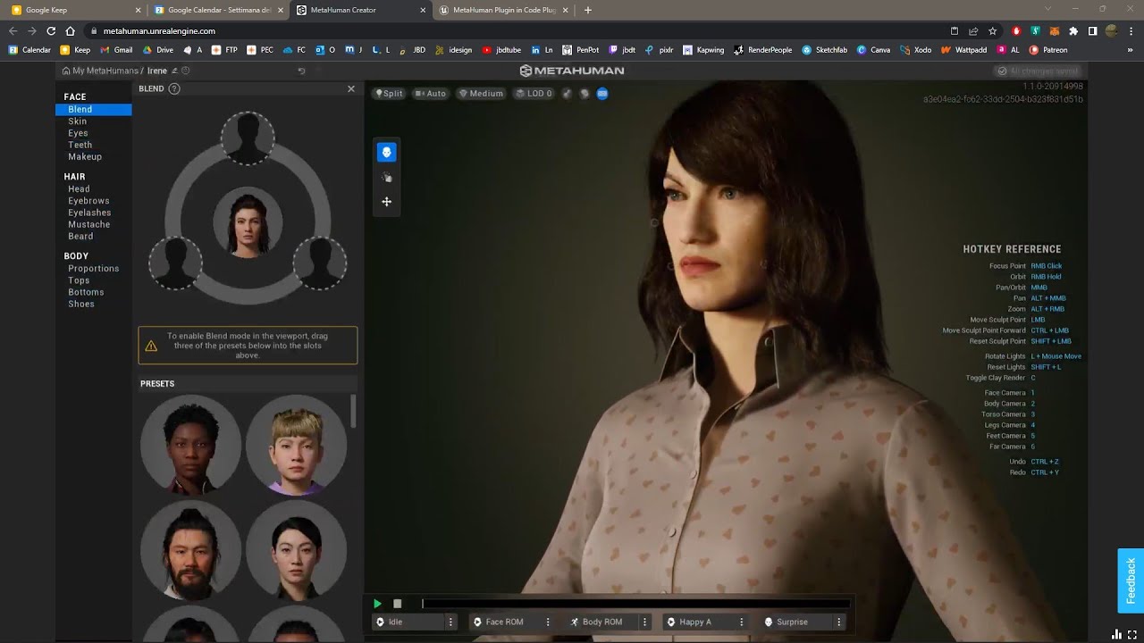 Videoguida - Creare un Personaggio Personalizzato Realistico in Unreal Engine 5 con Metahuman
