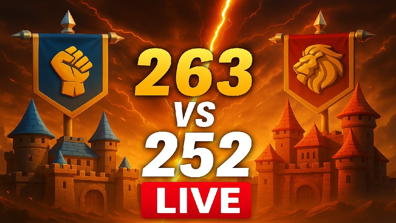 SVS Final: 252 VS 263 *LIVE* - Last War Survival Game