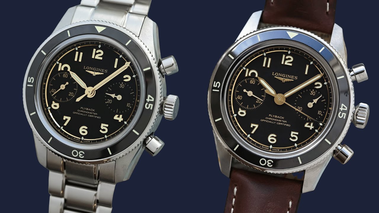 Longines Spirit Pilot Flyback 39,5 мм | Компактный хронограф в винтажном стиле (обзор 2025 года)