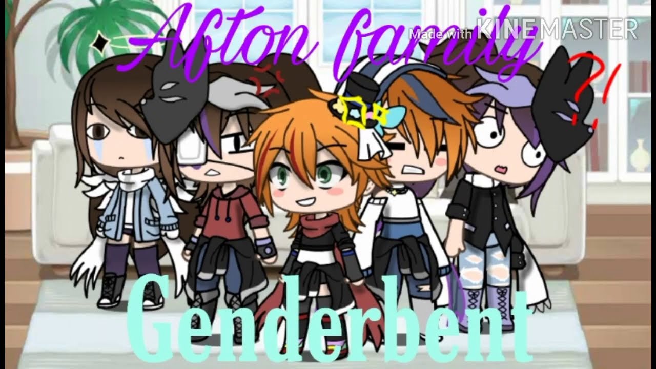 The Afton family got genderbent for 24 hours [Midnight] | Gacha life
