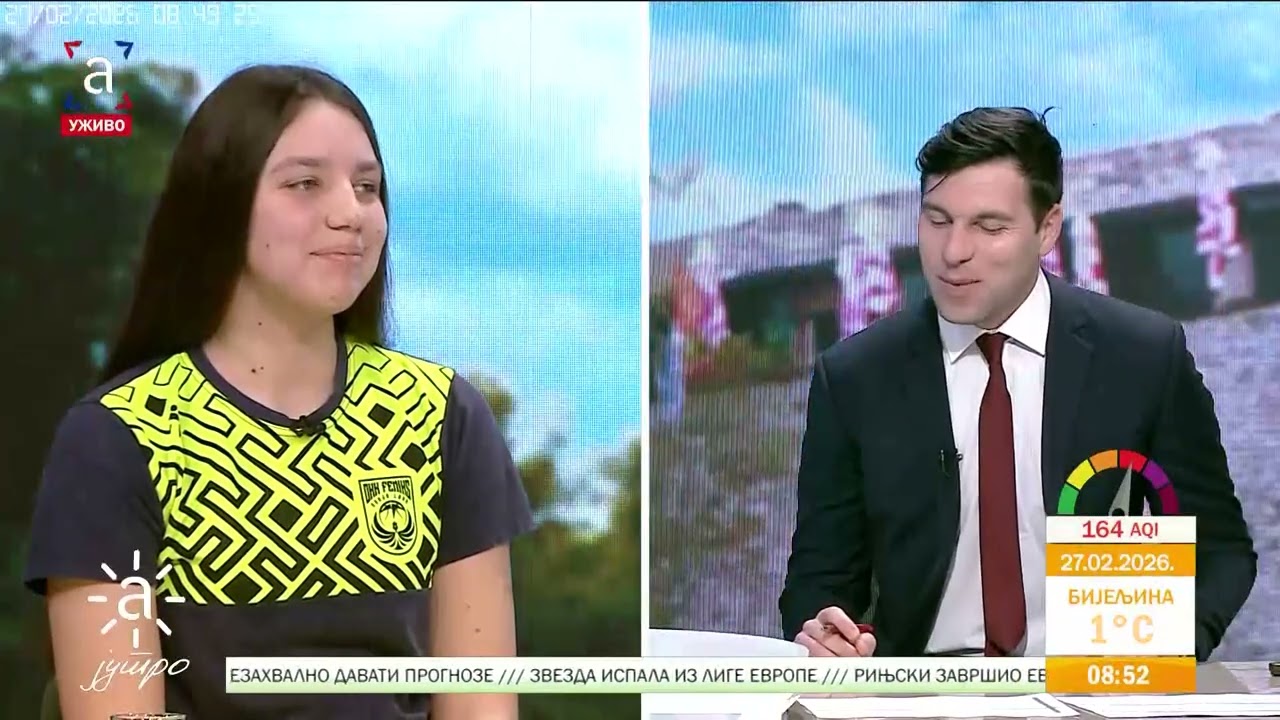 Ugostili smo Darka Kosića, trenera ŽKK 'Feniks' i mladu košarkašicu Anju Šljivić