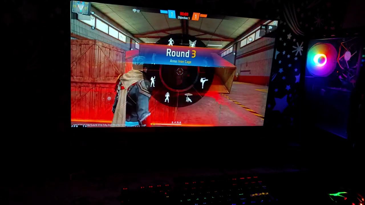 Intel i3⌨ gaming pc💻 high graphics Free Fire gameplay #freefirepc #freefire