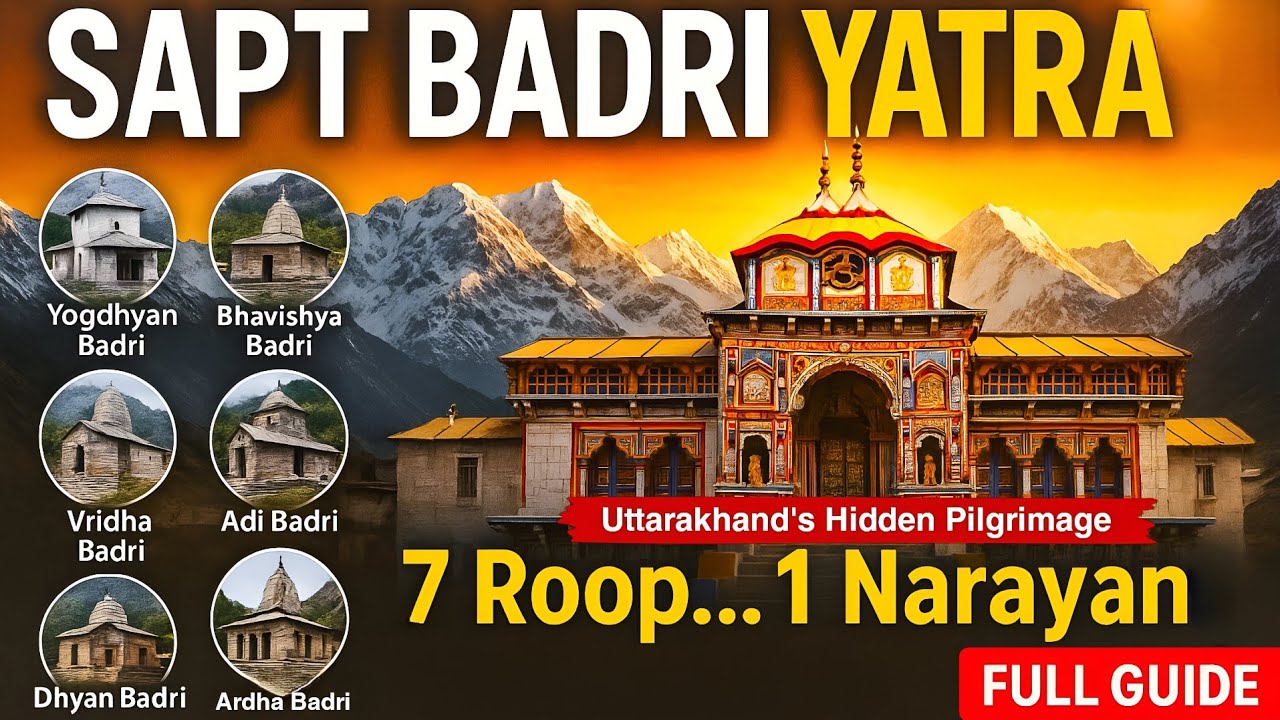 Sapt Badri Yatra | Complete Guide to 7 Hidden Badris of Uttarakhand | Most Underrated Yatra