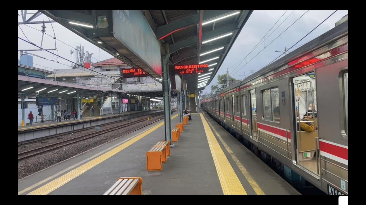 JR 205-100 Series 10 SF, IGBT-VVVF Cabin vibes KRL Green line Tanah Abang - Pondok Ranji