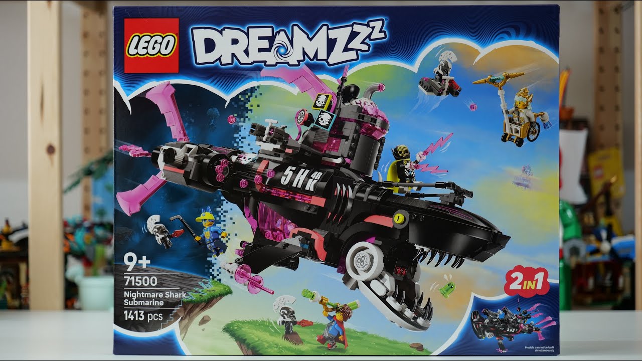 LEGO Dreamzzz 71500 Nightmare Shark Submarine Speed Build