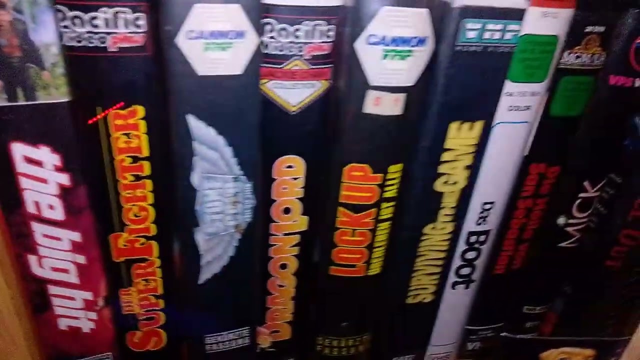 Eine kleine Übersicht meiner VHS-Sammlung (Ein ausführliches Video erfolgt nächsten Monat)😊 