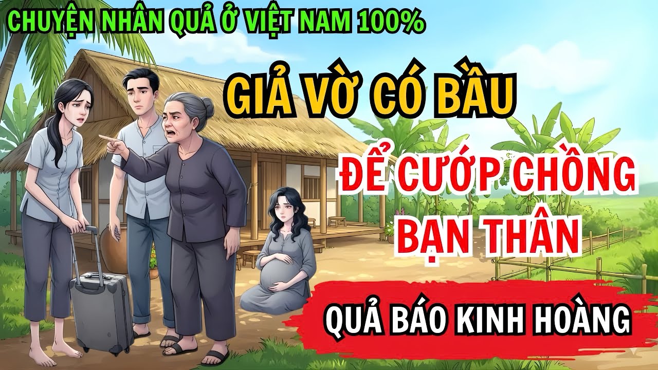 Giả Vờ Có Bầu Để Cướp Chồng Bạn Thân Và Cái Kết Quả Báo Kinh Hoàng | Chuyện Nhân Quả 100%