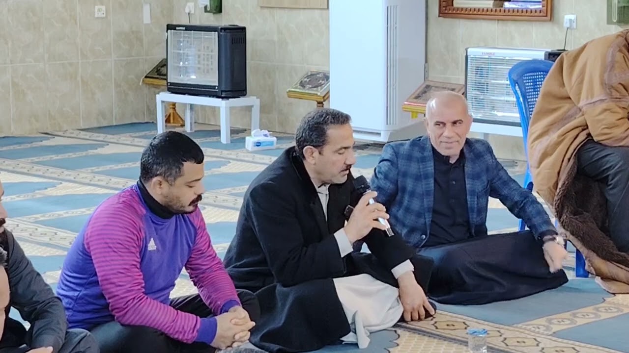 مقطع رقم٢ تعليم وتطبيق مقام ونغم النهاوند لطلاب الدورة المقامة في جامع الرحمن في مدينة الفلوجة 