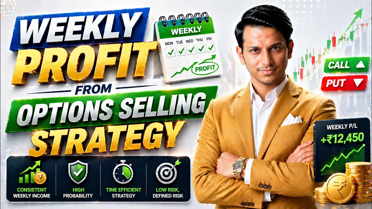 Weekly Profit from Options Selling Strategy | Institutions Use this Strategy