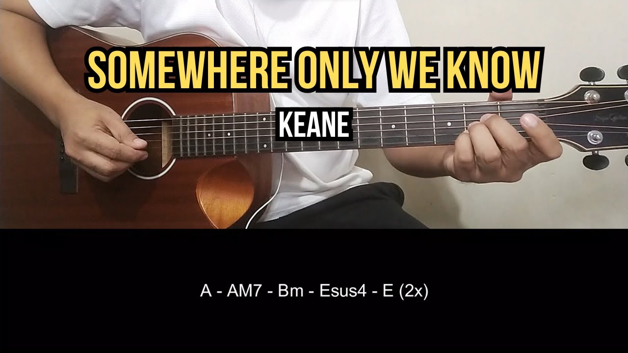 Somewhere Only We Know - Keane | Guitar Tutorial
