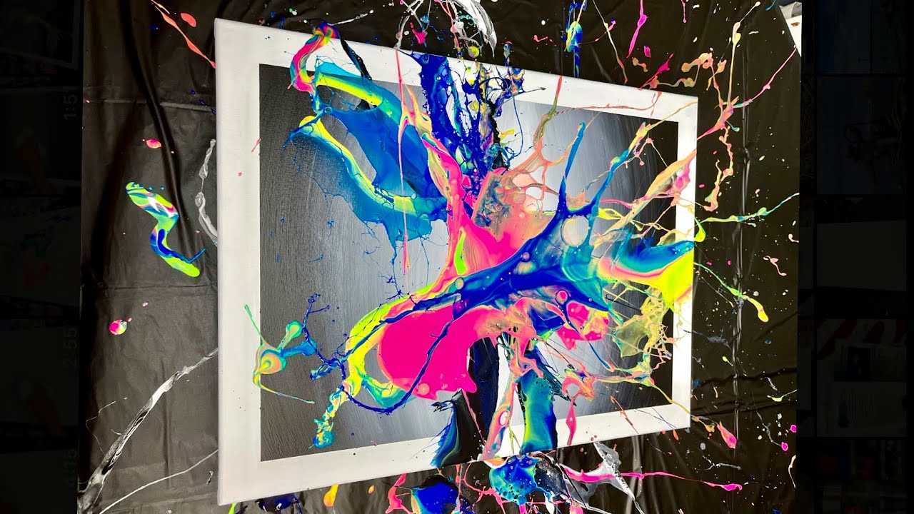 The Art Of Fluid Paint! / Action Acrylic Pouring Experiments!