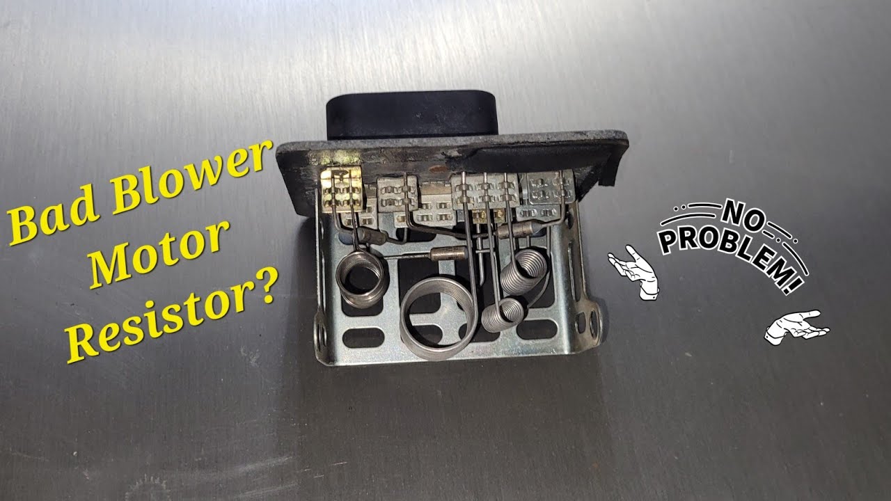 How to replace the blower motor resistor on a 1998 S-10 Blazer