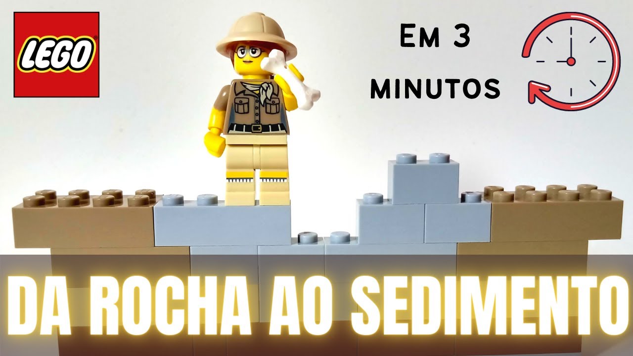 Da Eros&atilde;o at&eacute; a Deposi&ccedil;&atilde;o: a jornada de um SEDIMENTO em 3 minutos e com LEGO