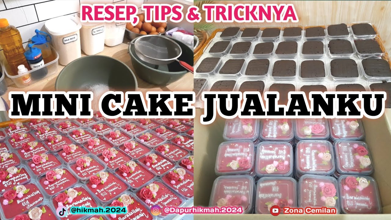 MASYAALLAH CUSTOMER SUDAH  REPEAT ORDER 4X MINI CAKE INI. AKU BONGKAR RESEPNYA BUAT KAMU❗