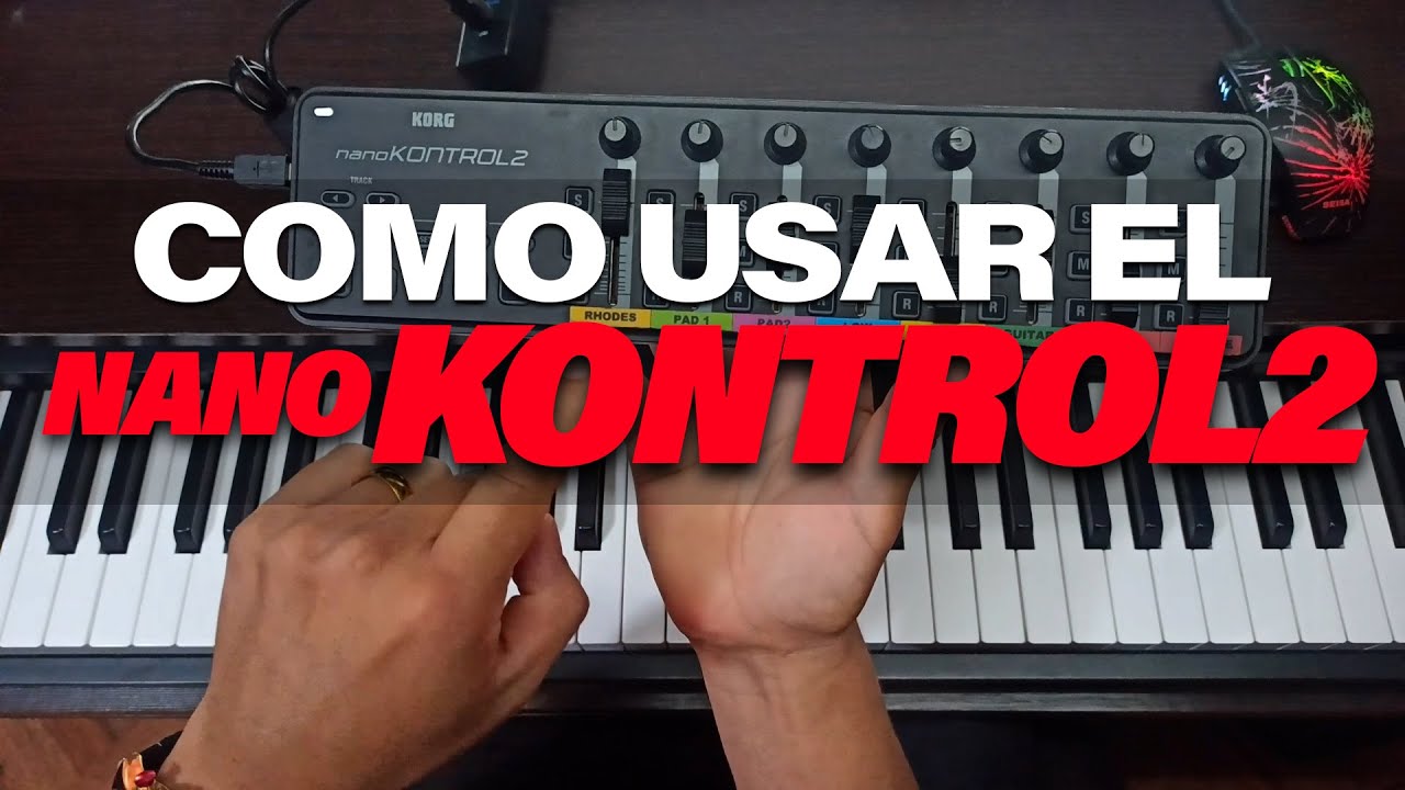 COMO USAR EL NANOKONTROL2 Y CONFIGURAR EN REAPER PARA TOCAR EN VIVO EN LA IGLESIA