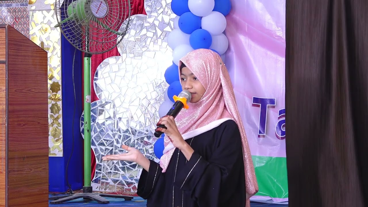 Speech by student of Al Ameen school