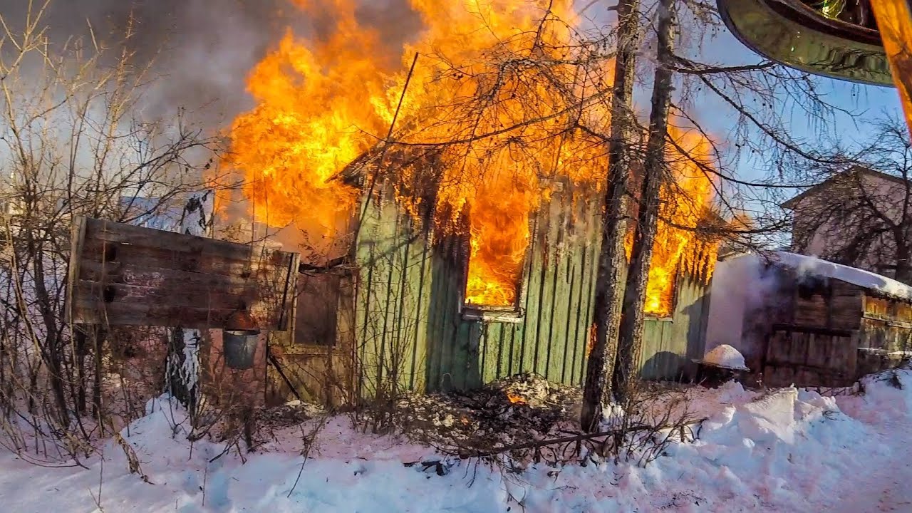 #68. Горит садовый дом - ЖАРА / The garden house is burning - THE HEAT