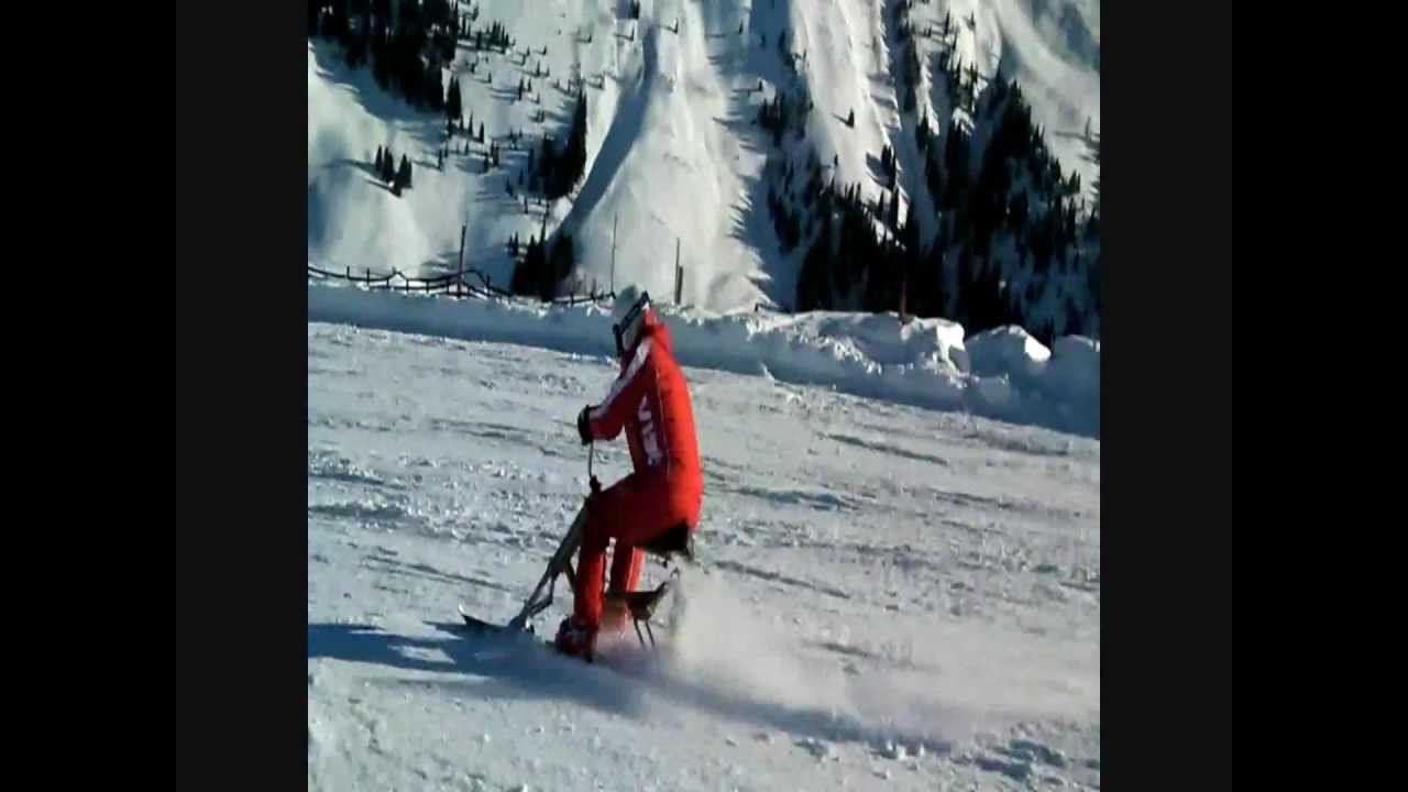 Exklusivität -Skibob Technik - Design - Snowbike Richhill. Stalmach Snowbike Schule.