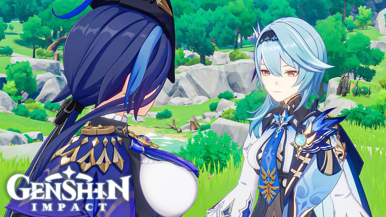 ...?? EULA VS CLORINDE Story Cutscene Genshin Impact 6.4 LUNA V