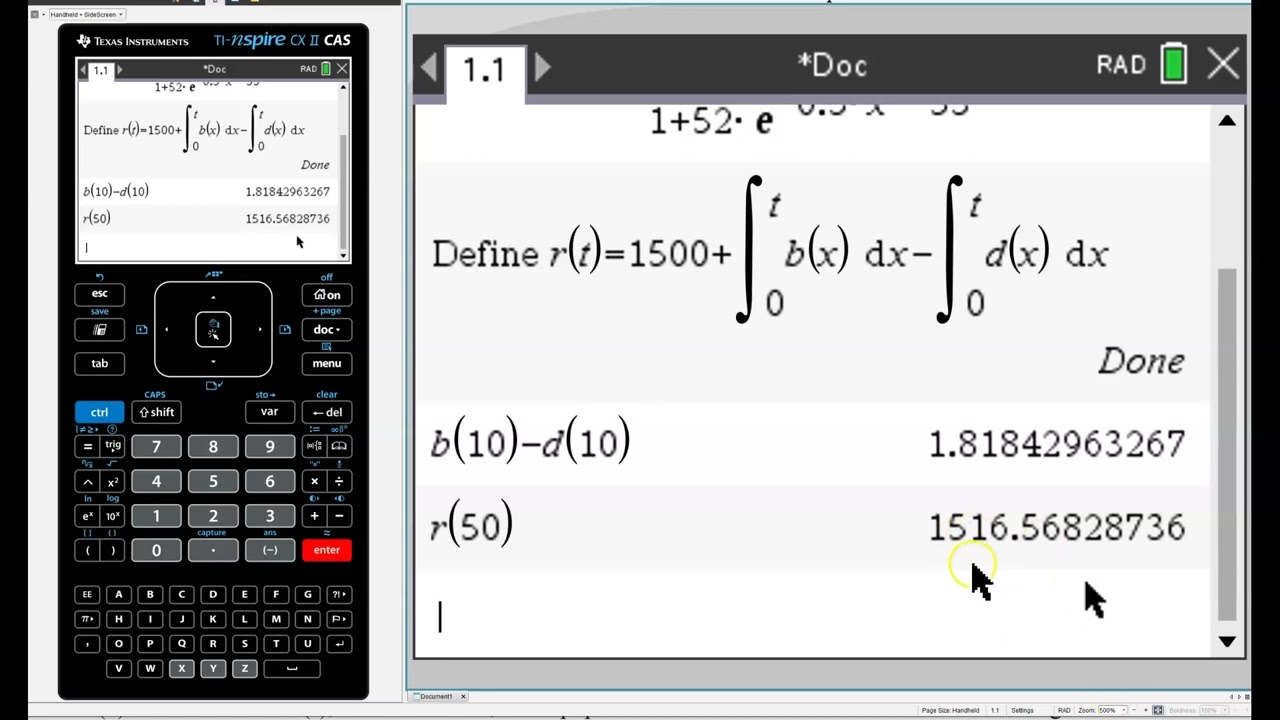 AP Calculus AB | 8-3B Rate In Rate Out