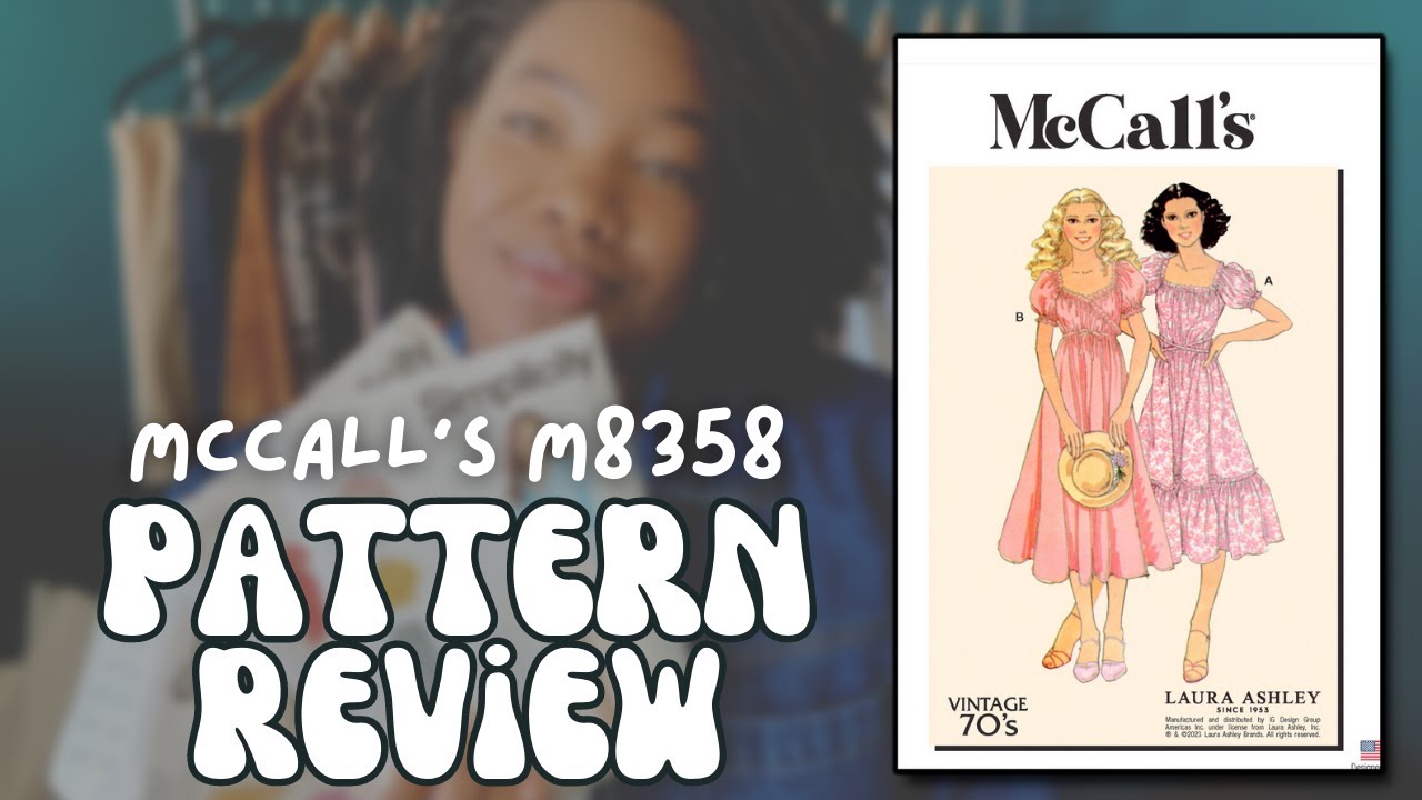 Sewing Pattern Review | M8358 Vintage Laura Ashley Reproduction McCall's Pattern - Spring Sewing '23