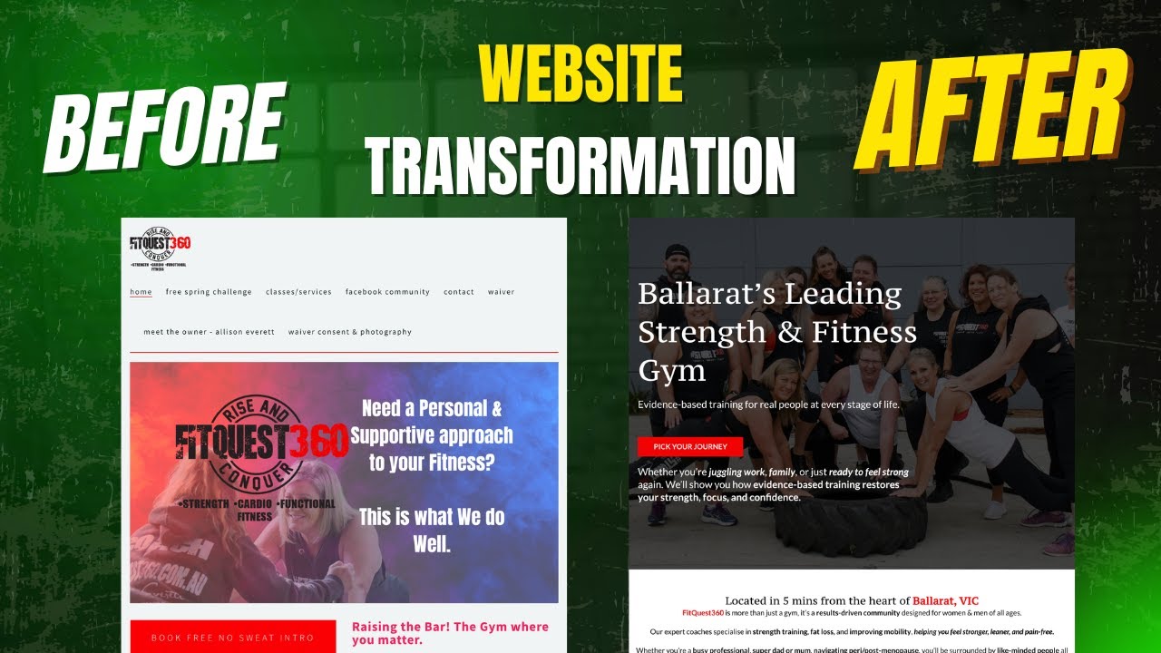 Website Redesign Transformation: Turning a &ldquo;Personal Trainer&rdquo; Site Into a Conversion Machine