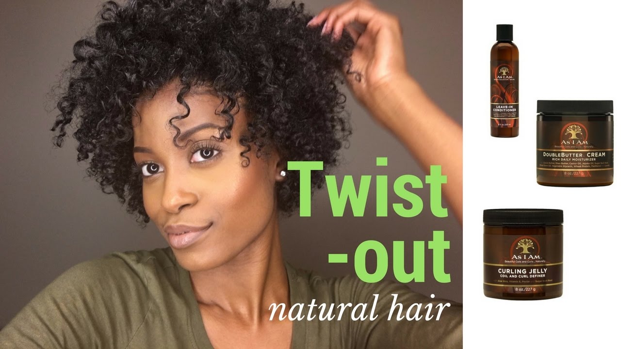 Defined Twist Out on Natural Hair|feat. As I Am Products (review&demo)