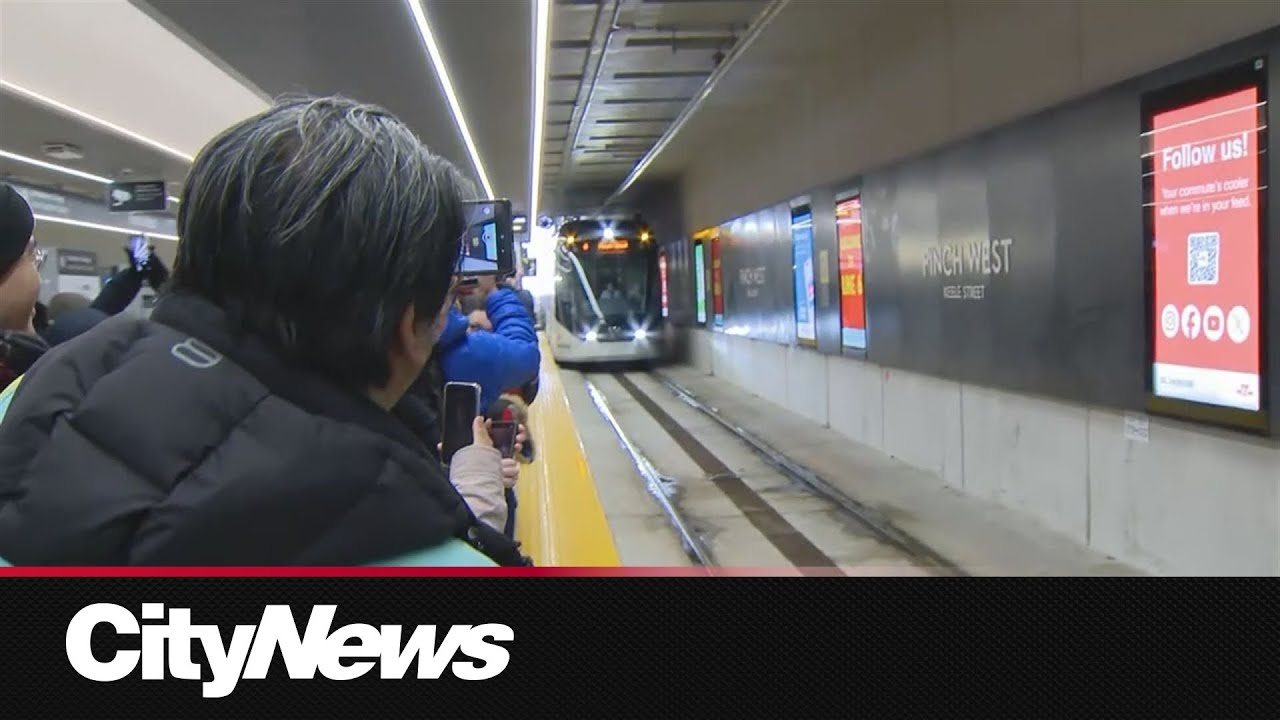 All aboard: The Finch West LRT opens doors to passengers