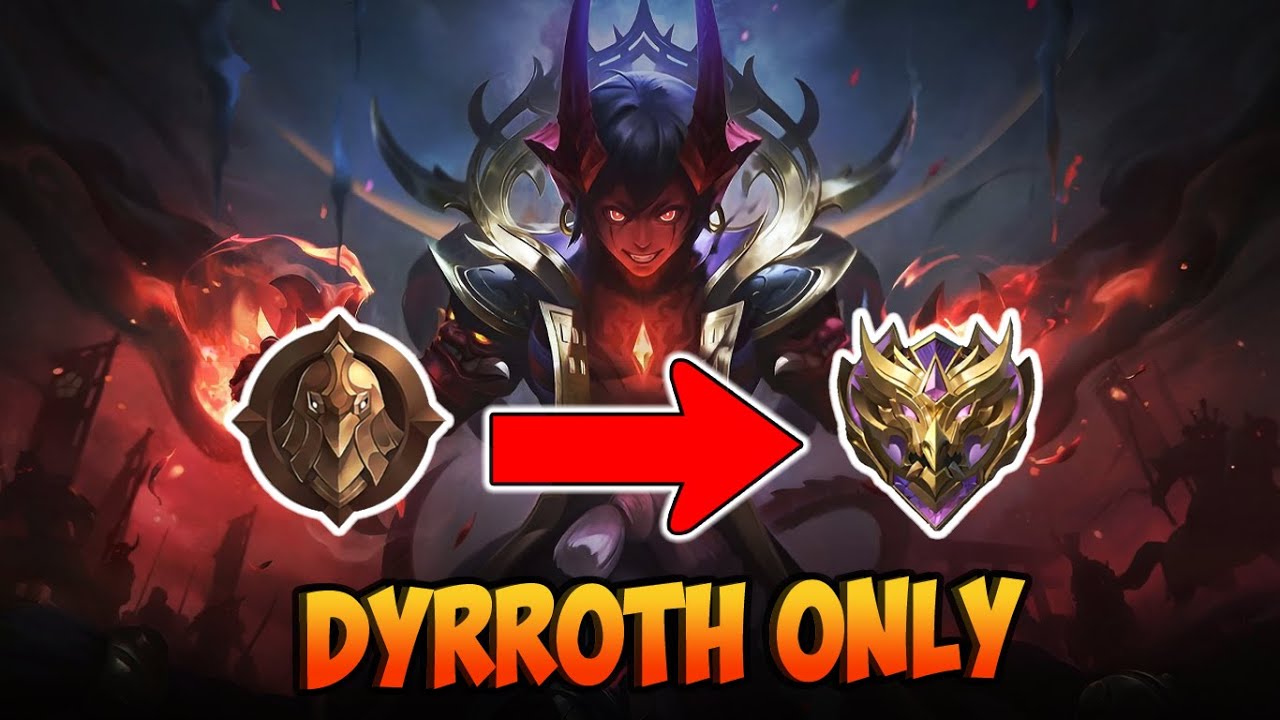NAMATIN MOBILE LEGEND PAKAI DYRROTH ONLY