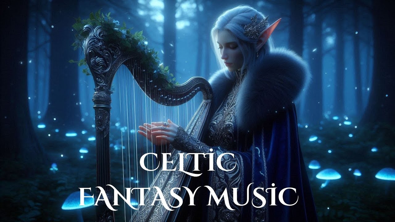 Moonlight Sanctuary - Magical Celtic Harp | Ethereal Fantasy Ambience for Sleep & Focus