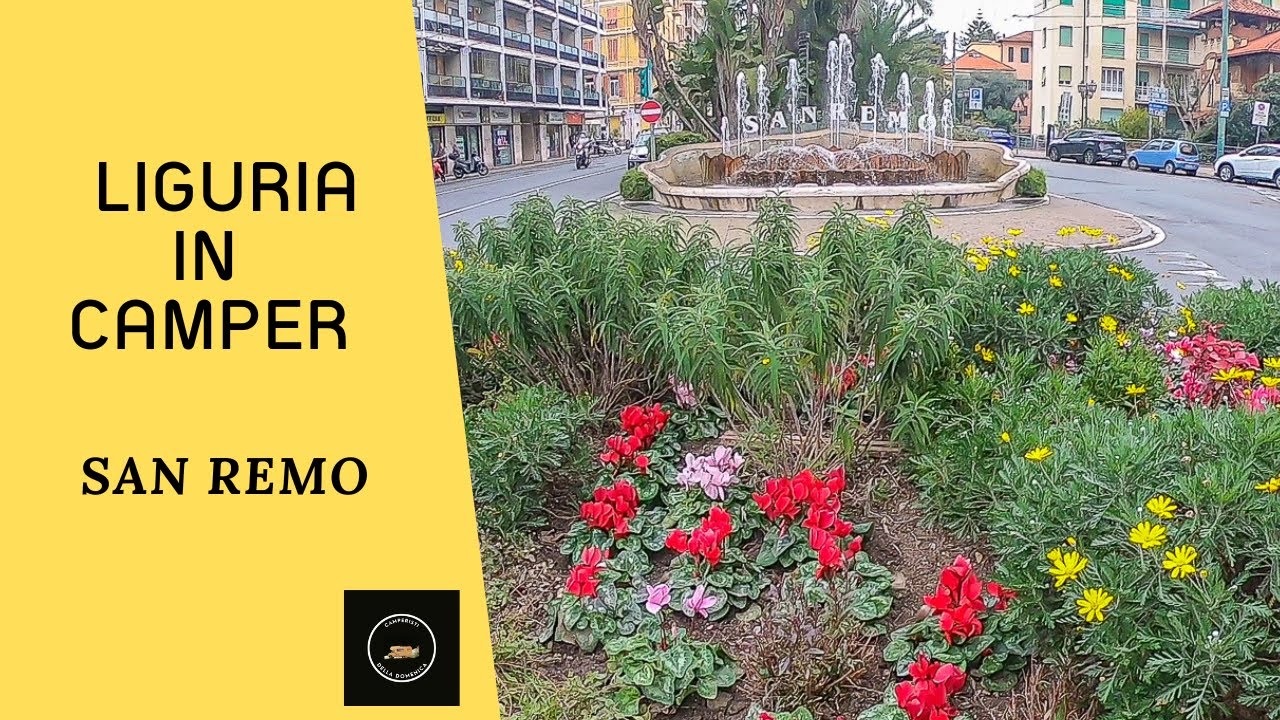 Sanremo in Camper. Parcheggio Pian di Poma.