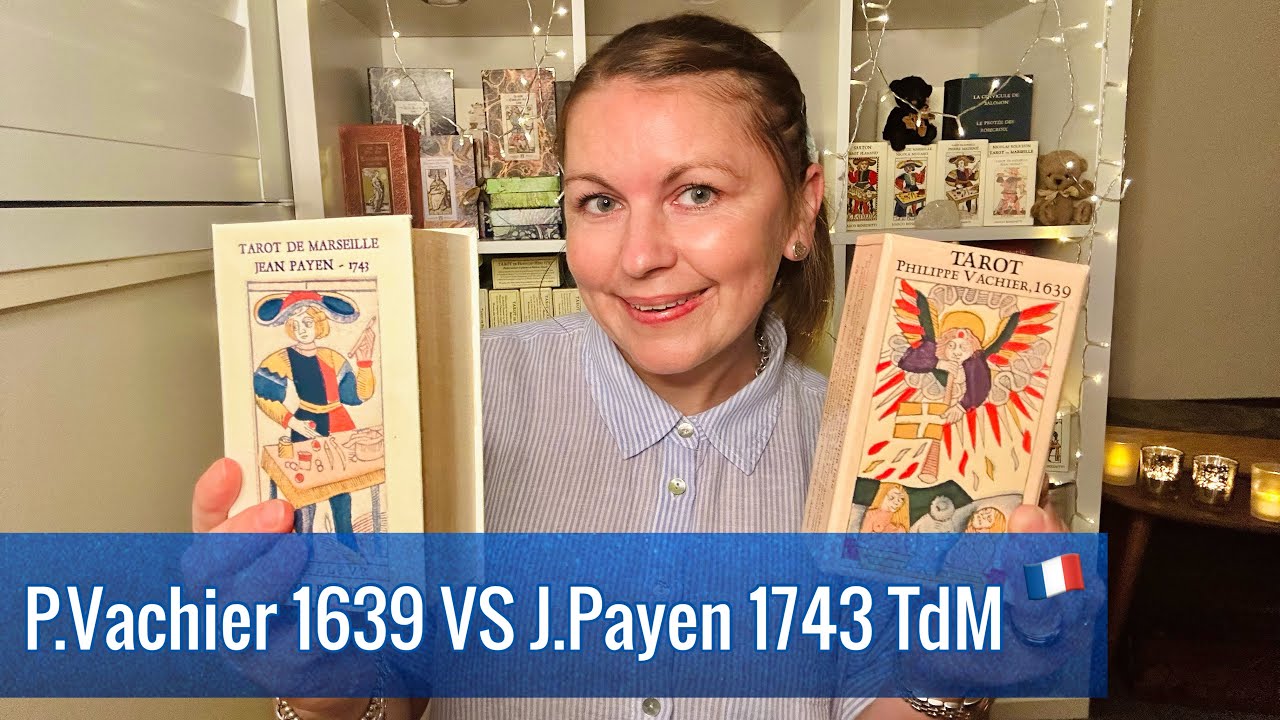 🇫🇷 Исторические колоды Таро де Марсель П. Вашье и Ж. Пайена ~ Рядом друг с другом